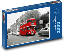 Červená legenda Londýna Puzzle 2000 dielikov - 90 x 60 cm