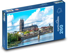 Magdeburg - Niemcy Puzzle 260 elementów - 41x28,7 cm