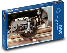 Kolejnice - kolo vlaku Puzzle 260 - 41x28,7 cm