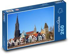 Ulm - Německo Puzzle 260 dílků - 41 x 28,7 cm