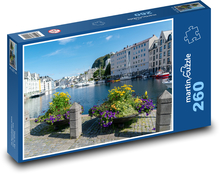 Norwegen - Boote Puzzle 260 Teile - 41 x28,7 cm