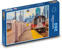 Bahn - Gleise, Stadt Puzzle 260 Teile - 41 x28,7 cm