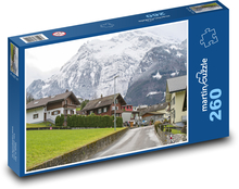 Houses - hills, villages Puzzle 260 pieces - 41 x 28.7 cm