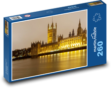 Panorama of London - Thames, Palace of Westminster Puzzle 260 pieces - 41 x 28.7 cm