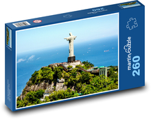 Brazília - Rio, socha Puzzle 260 dielikov - 41 x 28,7 cm