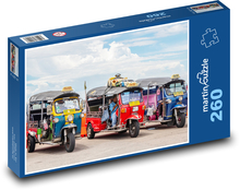 Tuk tuk - vozidlo, taxi Puzzle 260 dílků - 41 x 28,7 cm