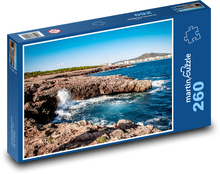 Morze - wybrzeże, przyroda Puzzle 260 elementów - 41x28,7 cm