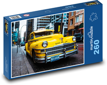Taksówka Yellow Street w Kanadzie Puzzle 260 elementów - 41x28,7 cm