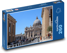 Řím - Vatikán, Itálie Puzzle 260 dílků - 41 x 28,7 cm