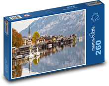 Jezioro Hallstatt - Austria Puzzle 260 elementów - 41x28,7 cm