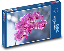 Rosa Orchideen - Blumen Puzzle 260 Teile - 41 x28,7 cm