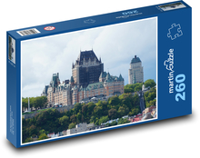 Quebec - hrad Frontenac, Kanada Puzzle 260 dielikov - 41 x 28,7 cm 