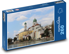 Pasov - Nemecko, historické centrum Puzzle 260 dielikov - 41 x 28,7 cm 