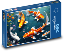 Koi fish - carp Puzzle 260 pieces - 41 x 28.7 cm