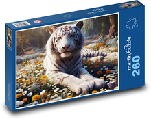 Wild White Tiger Puzzle 260 Teile - 41 x28,7 cm