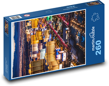 Bývanie v noci v meste Puzzle 260 dielikov - 41 x 28,7 cm