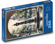 Da ist ein Kirchturm Puzzle 260 Teile - 41 x28,7 cm