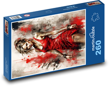 Woman in Red Puzzle 260 pieces - 41 x 28.7 cm 