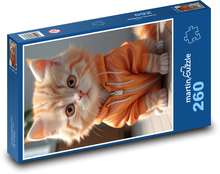 Mačka - domáce zviera Puzzle 260 dielikov - 41 x 28,7 cm 