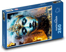 Woman - girl, portrait Puzzle 260 pieces - 41 x 28.7 cm