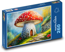 Huby - dom, les Puzzle 260 dielikov - 41 x 28,7 cm