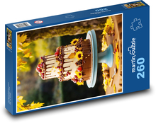 Torta - jeseň, sladkosť Puzzle 260 dielikov - 41 x 28,7 cm 