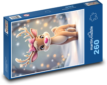 Malý sobík s mašlí Puzzle 260 dílků - 41 x 28,7 cm