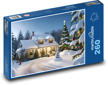 In the snow Puzzle 260 pieces - 41 x 28.7 cm 