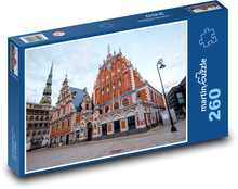 Riga - Radničné námestie, Lotyšsko Puzzle 260 dielikov - 41 x 28,7 cm 