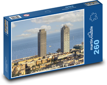 Hohe Wolkenkratzer Puzzle 260 Teile - 41 x28,7 cm