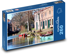 Ships on the river Puzzle 260 pieces - 41 x 28.7 cm 