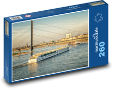 Loď na rieke Rýn Puzzle 260 dielikov - 41 x 28,7 cm 