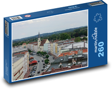 Mühldorf - Deutschland, quadratisch Puzzle 260 Teile - 41 x28,7 cm