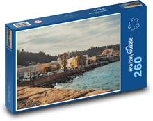 Wybrzeże - port Puzzle 260 elementów - 41x28,7 cm