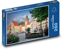 Zabytkowy plac Puzzle 260 elementów - 41x28,7 cm