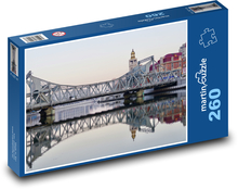 Most stalowy - rz. Puzzle 260 elementów - 41x28,7 cm