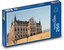 Parlament - Budapešť, Maďarsko Puzzle 260 dielikov - 41 x 28,7 cm 