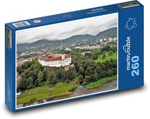Děčín - hrad, Česká republika Puzzle 260 dielikov - 41 x 28,7 cm