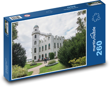 Zámek Pfaueninsel - Berlín, Německo Puzzle 260 dílků - 41 x 28,7 cm