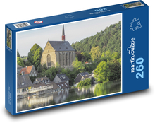 Kostol - budova Puzzle 260 dielikov - 41 x 28,7 cm 