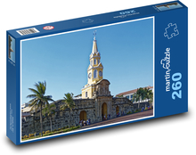 Colombia - Cartagena, church Puzzle 260 pieces - 41 x 28.7 cm 