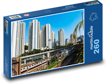 Hongkong-Zug Puzzle 260 Teile - 41 x28,7 cm