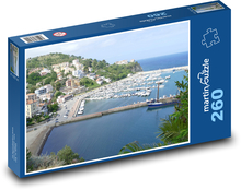 Agropoli - Italy, port Puzzle 260 pieces - 41 x 28.7 cm 