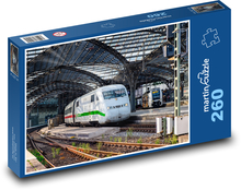 Train at the railway station Puzzle 260 pieces - 41 x 28.7 cm 