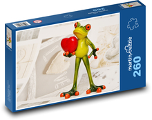 Žaba - láska Puzzle 260 dielikov - 41 x 28,7 cm 