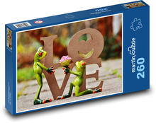 Zamilované žaby Puzzle 260 dielikov - 41 x 28,7 cm 