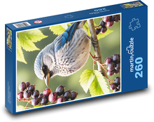 Ptak na krzaku Puzzle 260 elementów - 41x28,7 cm