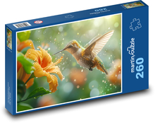 Kolibřík na květině Puzzle 260 dílků - 41 x 28,7 cm