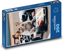 Myš v pretekárskom aute Puzzle 260 dielikov - 41 x 28,7 cm 