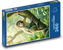 Opica na strome Puzzle 260 dielikov - 41 x 28,7 cm